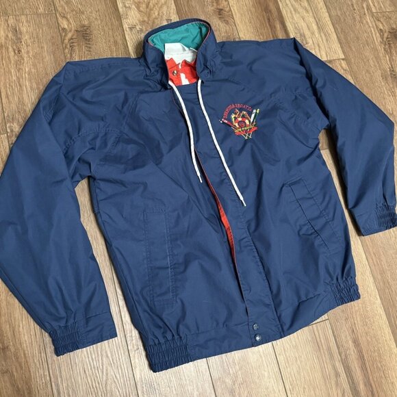 Vintage Davison’s Of Bermuda Regatta Windbreaker Jacket Preppy - Picture 1 of 9